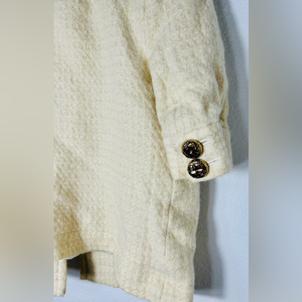 Juicy Couture tweed jacket Chanel style, wool. Size 10 - Picture 5 of 12